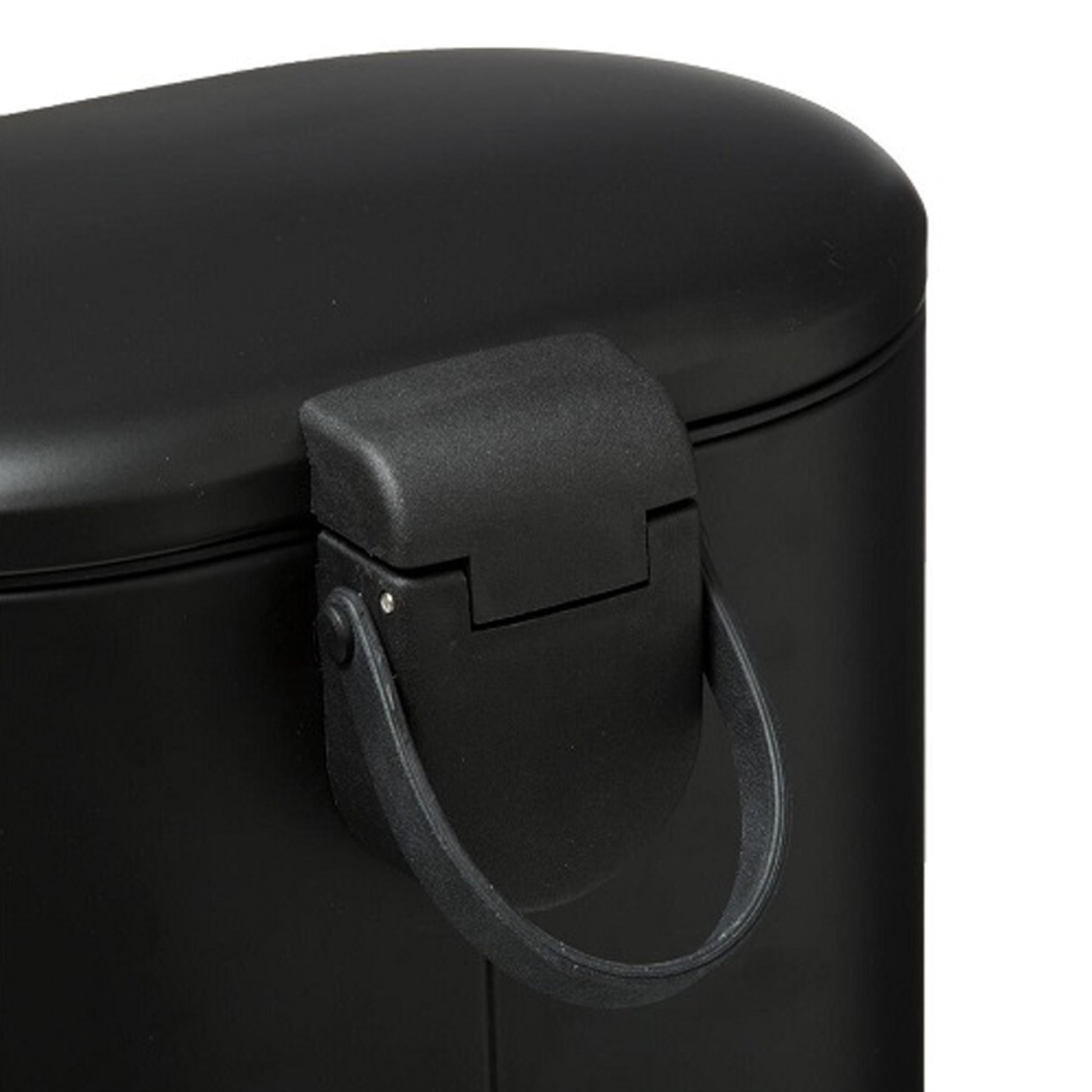 Cubo Pedal Acero Inoxidable Siliflex 6 L Negro 30,5x24,2x15,5_2