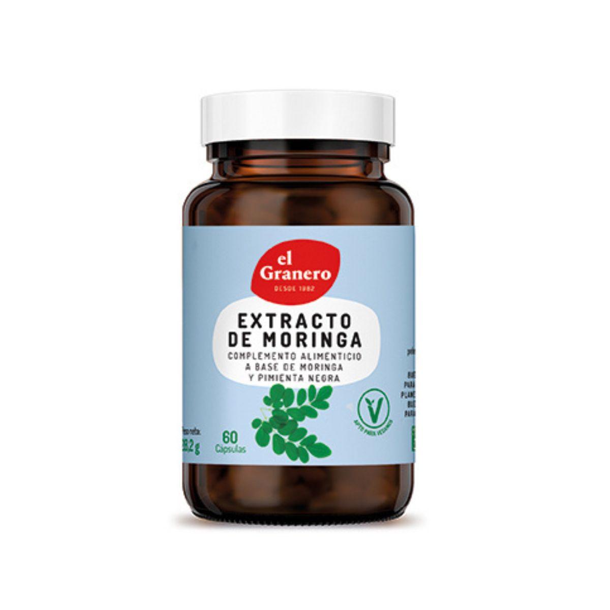 Extrato de Moringa El Granero, 60 cápsulas