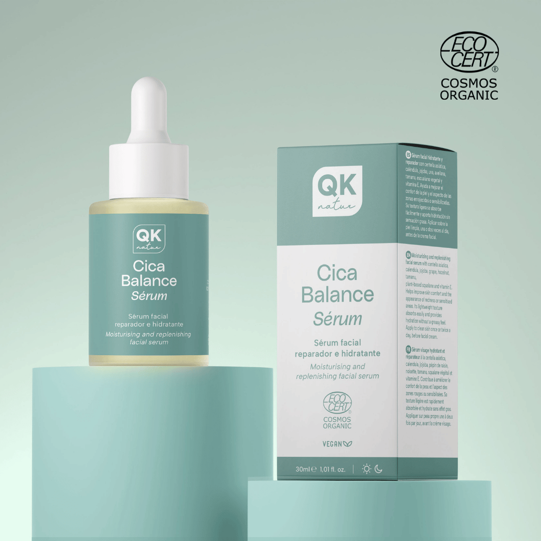 QKnatur - Cica Balance Sérum Facial Reparador Con Centella Asiática, Hamamelis Y Caléndula | Para Piel Sensible | 30 Ml_5