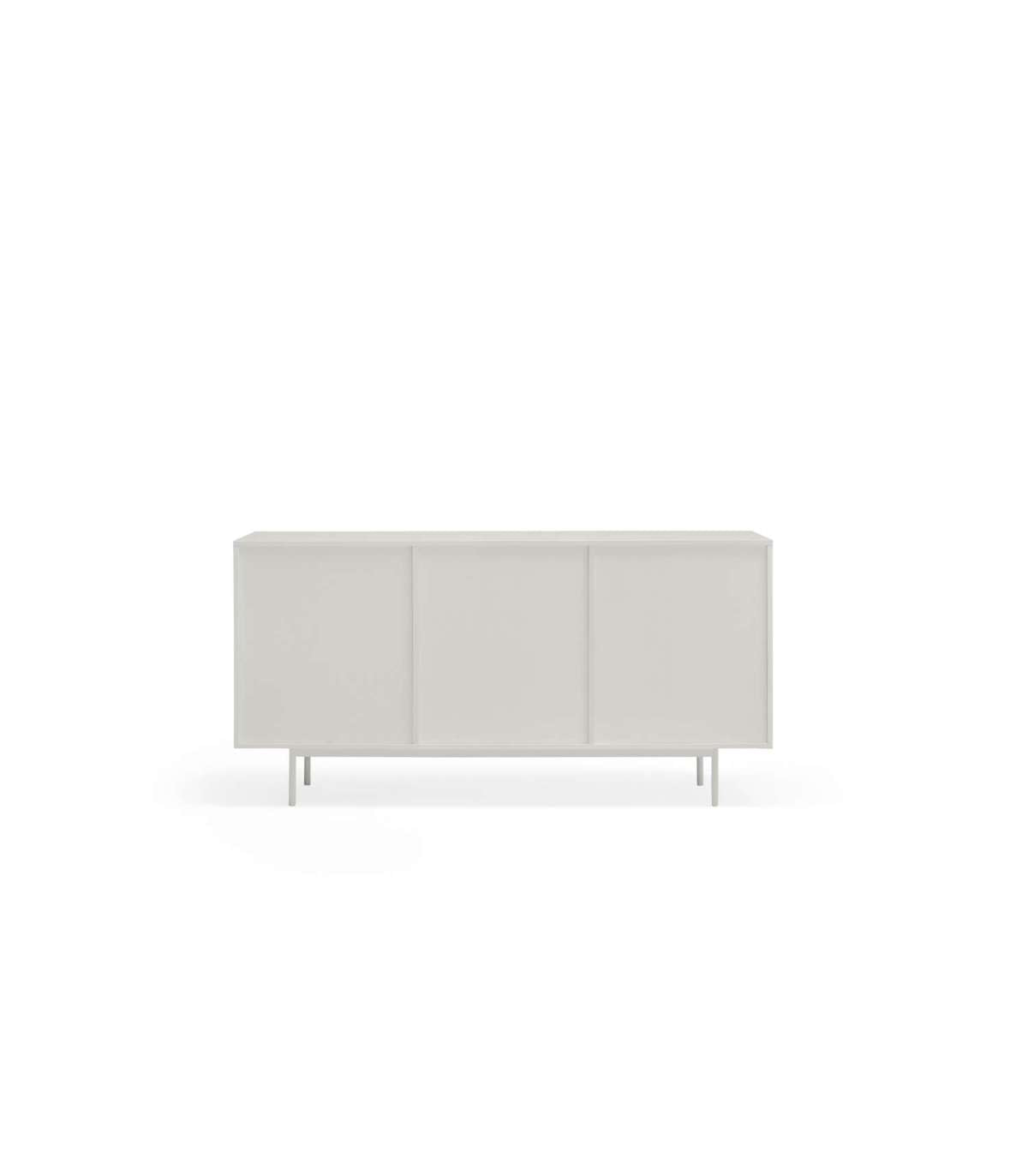 Mueble Aparador Modelo Sierra 3 Puertas 3 Cajones Interiores Acabado Blanco, 159.2cm(ancho_3