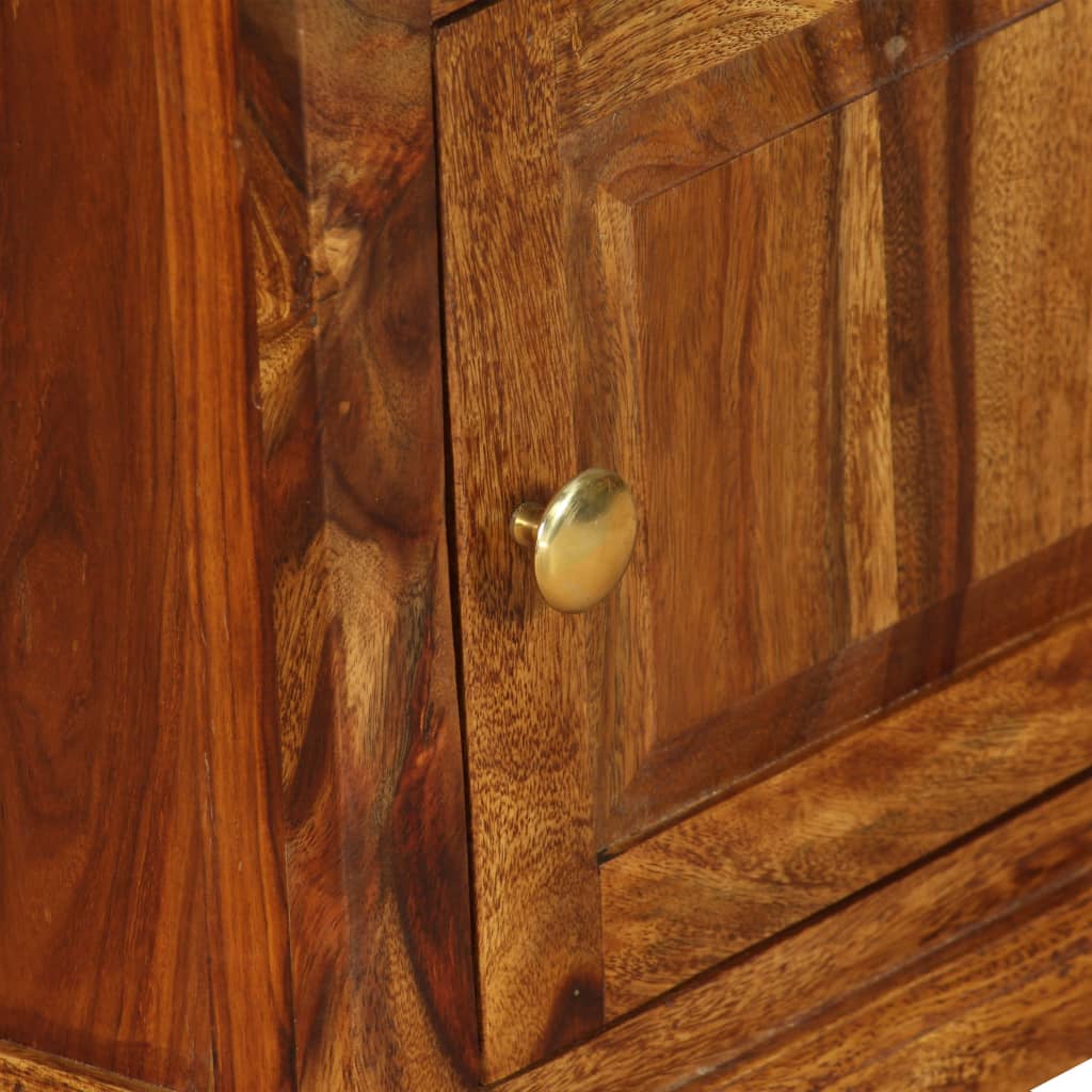 Mesitas De Noche 2 Uds Madera Maciza De Sheesham 40x30x50 Cm_3