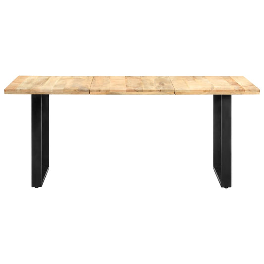 Mesa De Comedor De Madera Maciza De Mango 180x90x76 Cm_0