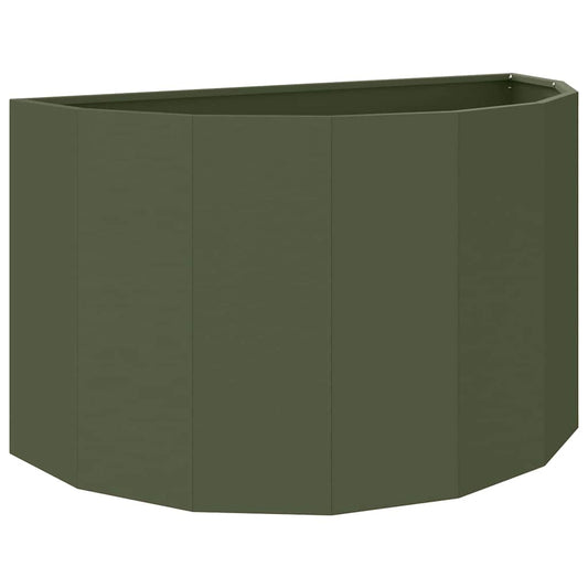Jardinera Verde Oliva 90 X 45 X 50 Cm Acero_0