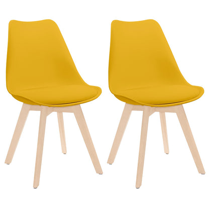 Pack 2 Sillas De Comedor Estilo Nórdico Daria 83x55x48cm Thinia Home_0