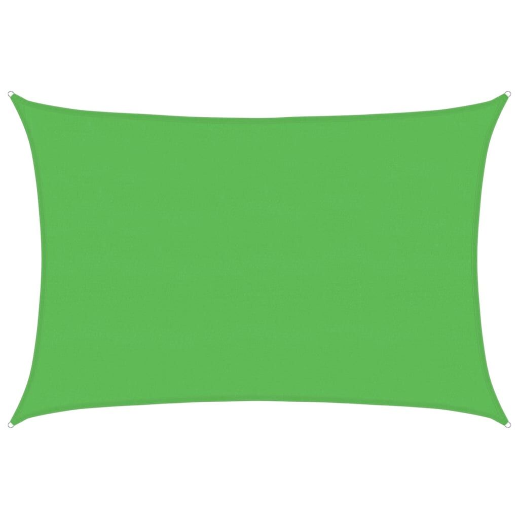 Vidaxl Toldo De Vela Hdpe Verde Claro 160 G/m² 5x7 M_0