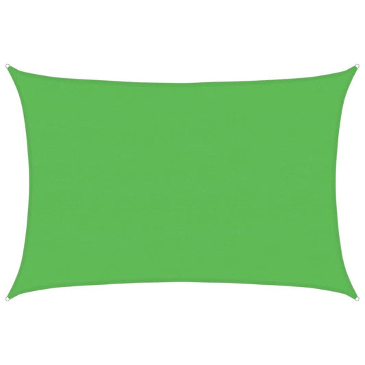 Vidaxl Toldo De Vela Hdpe Verde Claro 160 G/m² 5x7 M_0