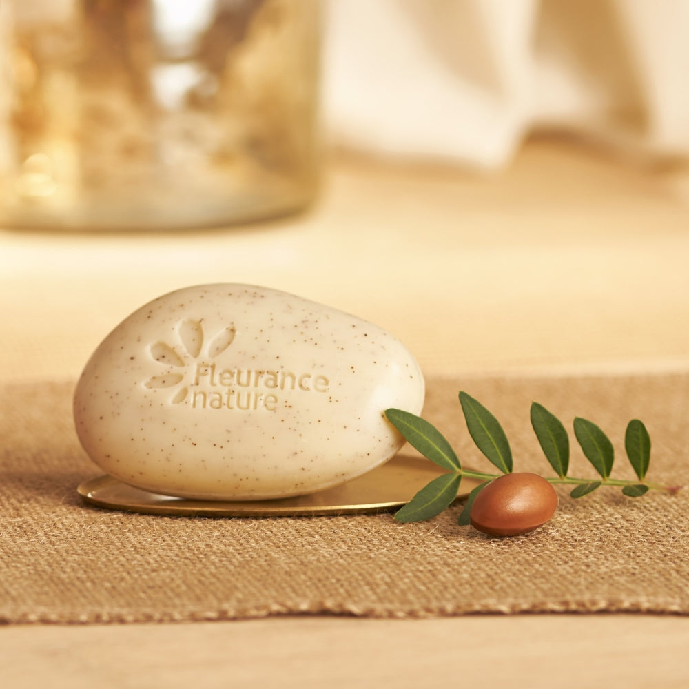 Jabón Exfoliante Regenerador Dúo Con Argán Eco Fleurance Nature 100g_2