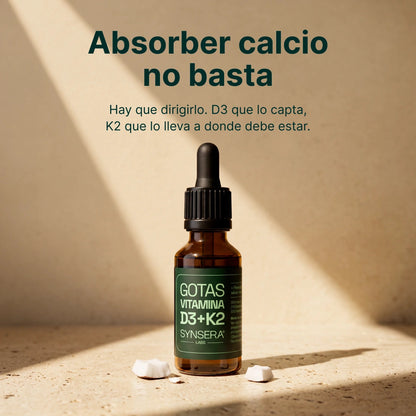 Vitamina D3 + K2 En Gotas 20 Ml Synsera Labs_3