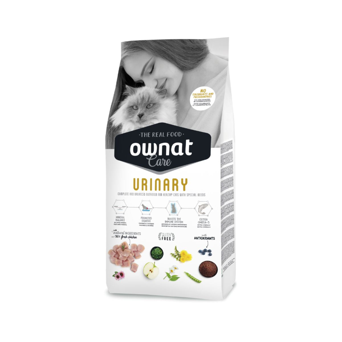 Ração Ownat Care Urinary Cat 3 kg
