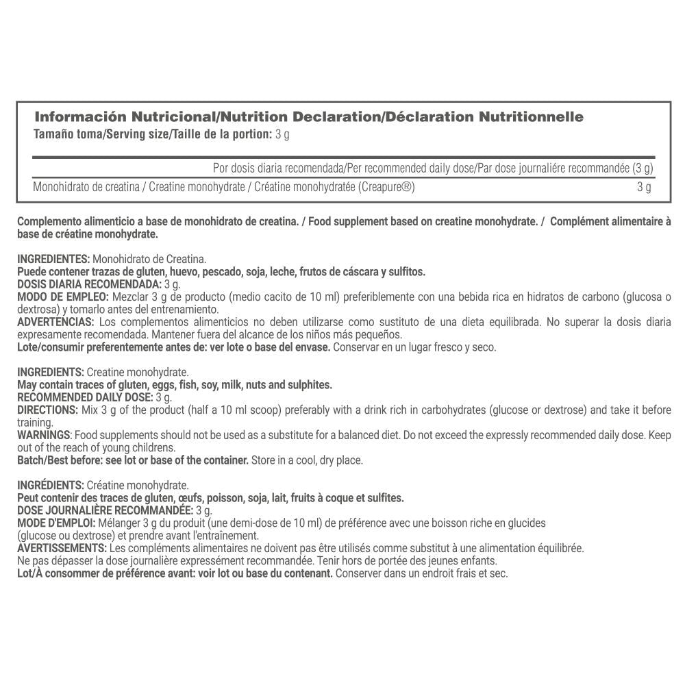 Creatina Monohidrato (creapure®) - 500g - Aumento De La Masa Muscular - Masmusculo_5