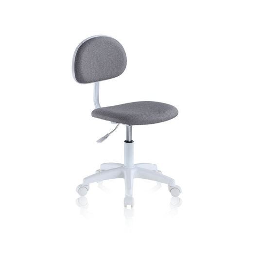 Silla De Estudio Juvenil Lucky Pvc, Gris, 40 X 80 X 50_0