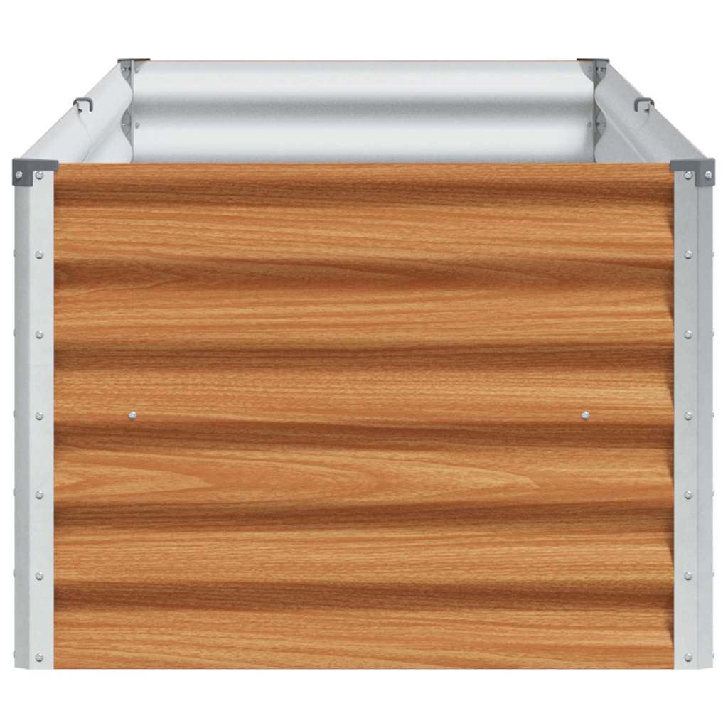 Arriate Elevado Marrón Claro 195 X 50 X 36 Cm Acero Galvanizado_5