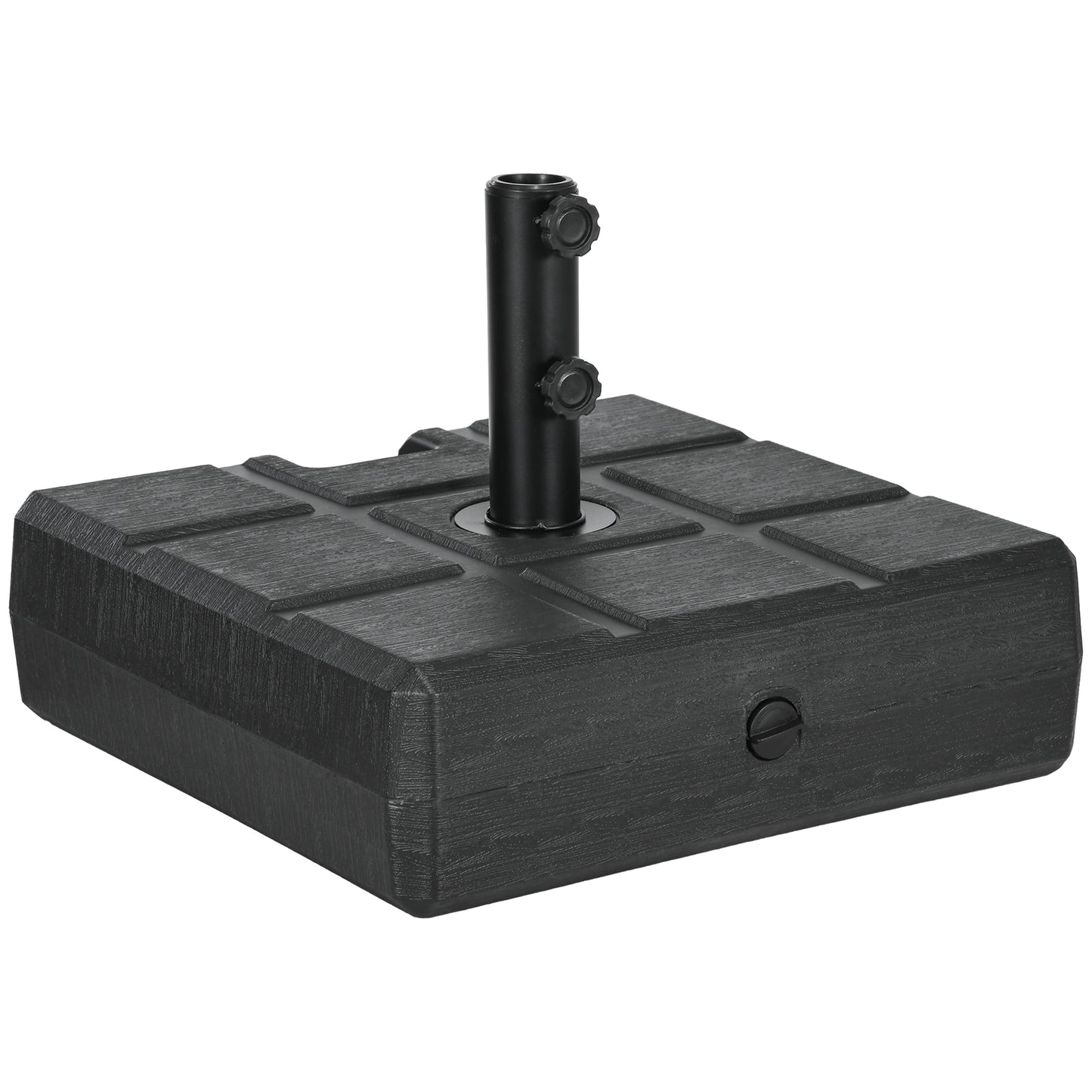 Outsunny Base De Sombrilla Rellenable De Agua 30 Kg Y Arena 40 Kg 49x49x36,5 Cm_0