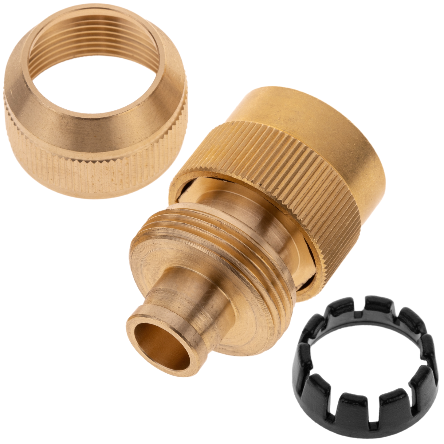 Enlace Rápido Doble De 19 Mm De Latón Zincado Para Instalación De Programador De Riego_2
