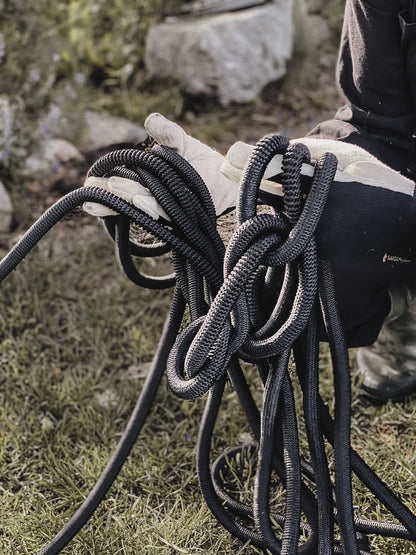 Manguera De Riego Deluxe - Negro, 15 M, Tejido, Látex, Se Expande Con El Agua.