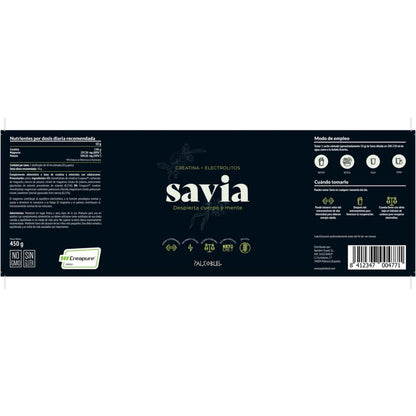 Creatina + Eletrólitos em Pó Sap Paleobull 450g