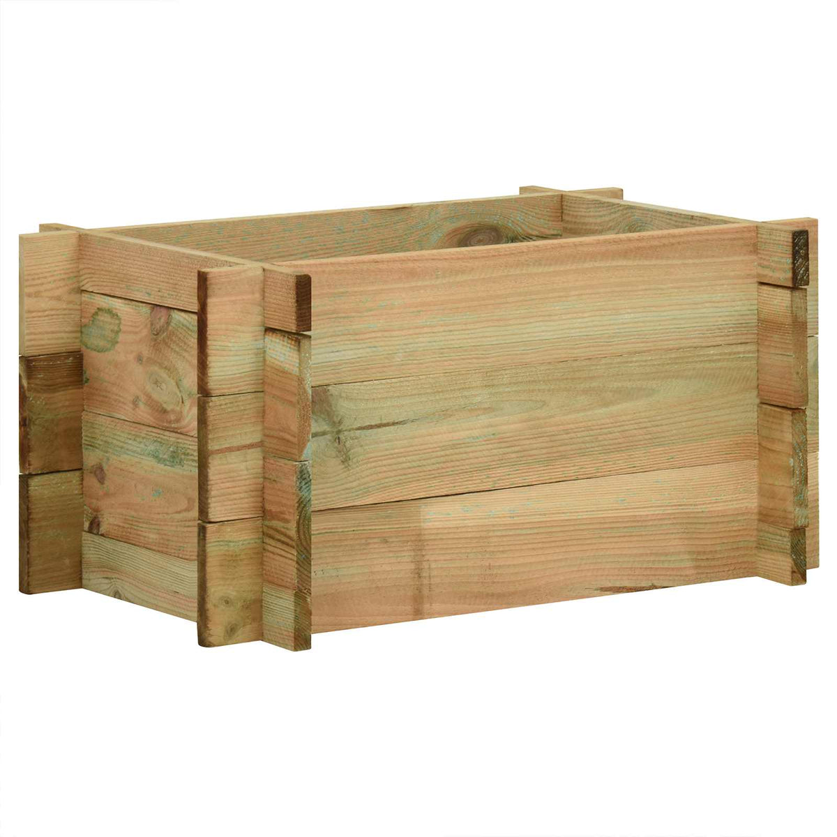 Cama Elevada De Verduras Para Jardín Verde 80 X 80 X 32 Cm_1