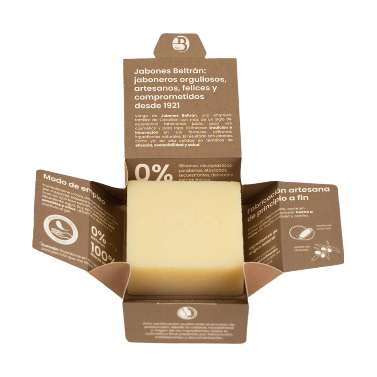 Sabonete Ecológico Essabó sem perfume, 120g