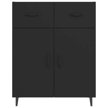 Aparador De Madera De Ingeniería Negro 69,5x34x90 Cm / Vetonek_1