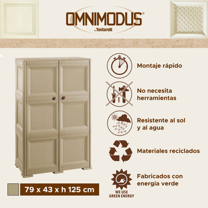 Caja De Almacenamiento Multiusos De 6 Compartimentos Y 6 Puertas Topo_1