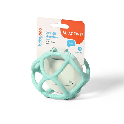 Mordedor De Silicona Pelota Ergonomica Mint_1