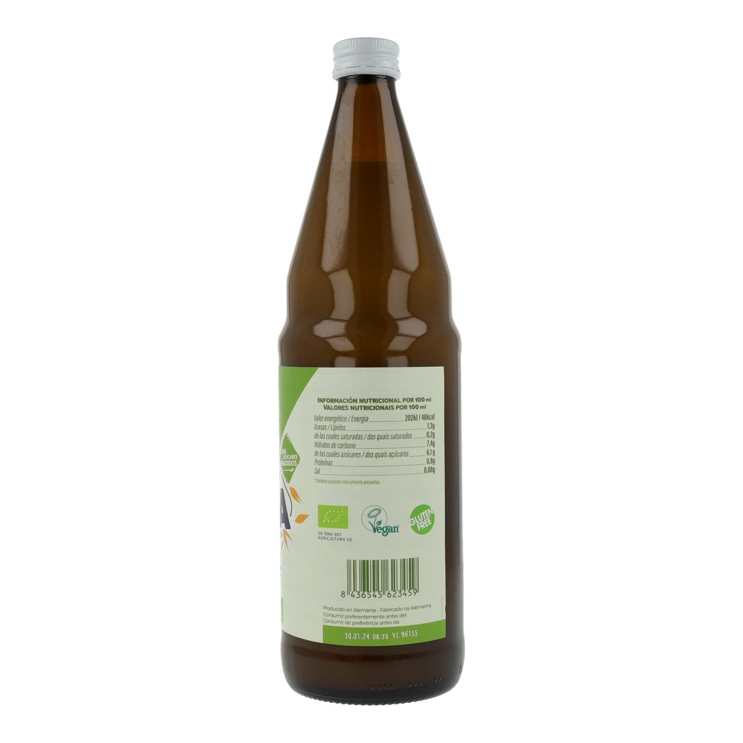 Embalagem de 6 bebidas de aveia sem glúten La Finestra Sul Cielo, vidro reciclado, 750 ml
