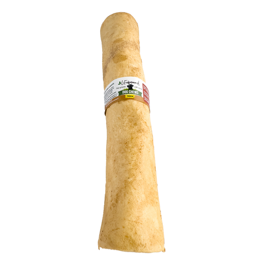 Lifebound - Hueso Masticable Natural Para Perros De Piel De Ternera Con Sabor A Mantequilla De Maní - 10 uds - XXL_0