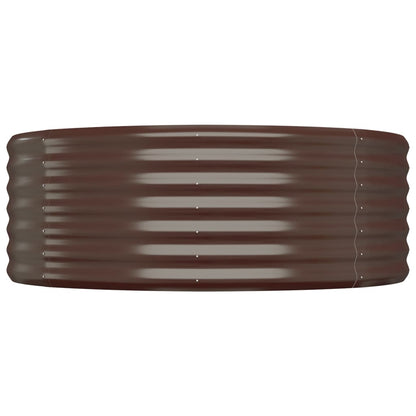Jardinera Arriate Acero Galvanizado Marrón 249x100x36cm_3