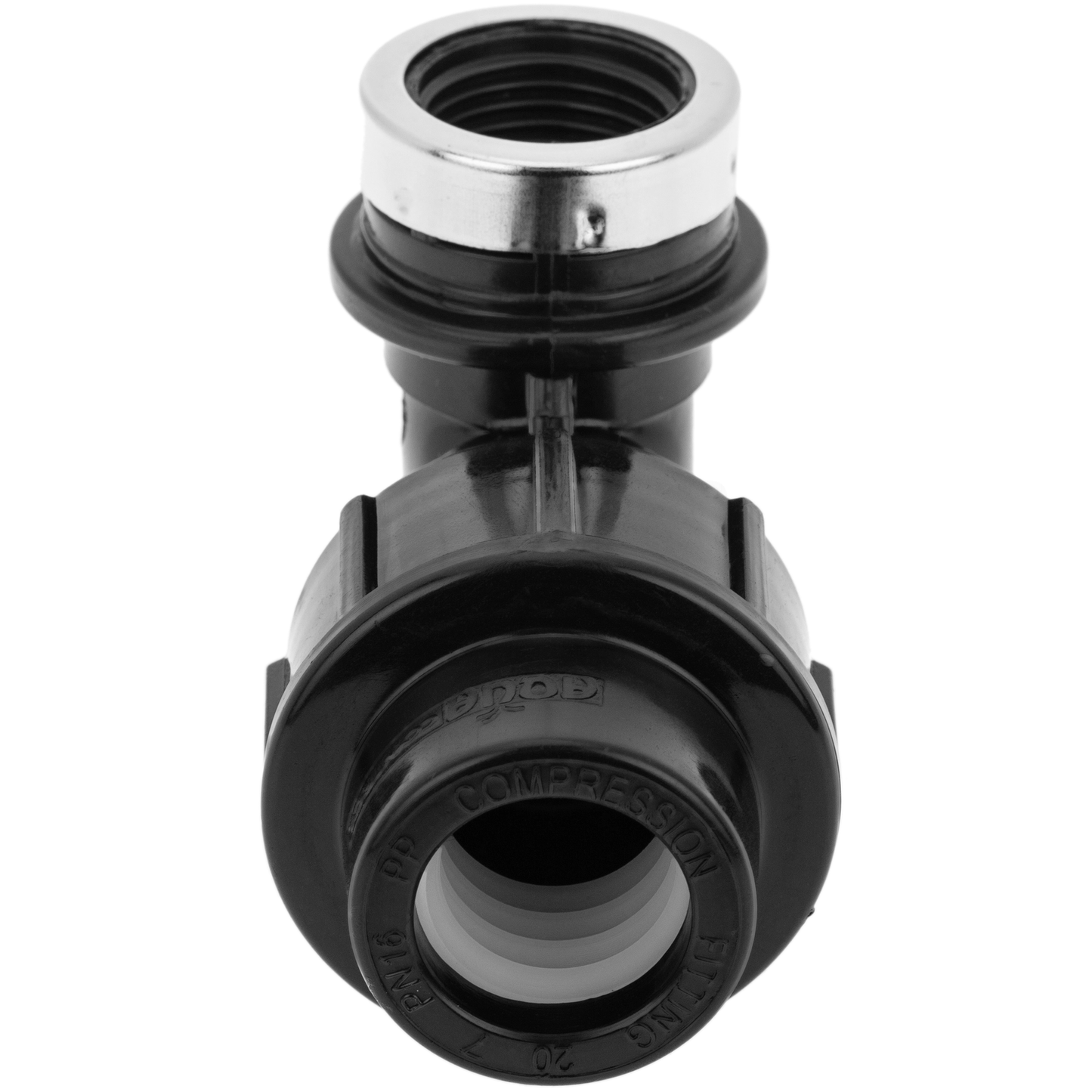 Pack De 5 Unidades Terminal De Rosca Hembra Acodada De Polietileno 20 Mm X 1/2“ Para Sistema De Riego_4