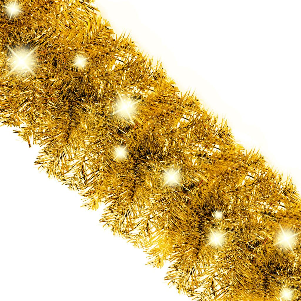 Vidaxl Guirnalda De Navidad Con Luces Led Dorado 20 M_4