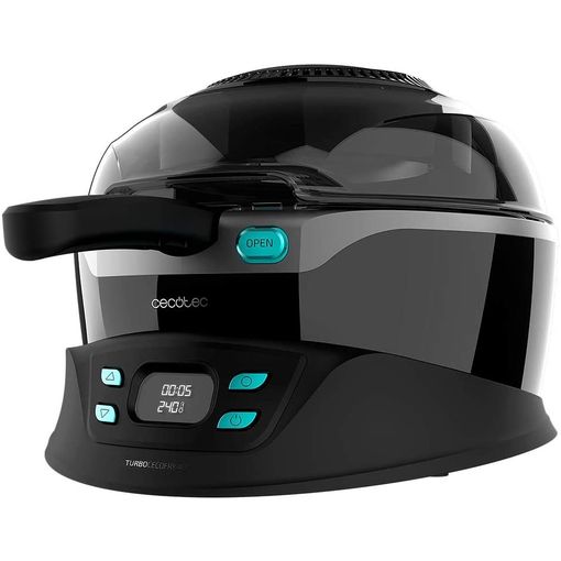 Fritadeira Turbocecofry 4d Healthy de 3,5 L, sem óleo e ar quente. 1350 W, ideal para dietas, 8 programas, tempo e temperatura ajustáveis, cozedura a 2 níveis