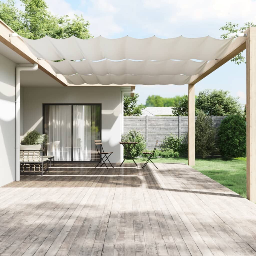 Vidaxl Toldo Vertical Blanco 250x360 Cm Tela Oxford_1