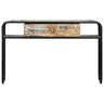 Mesa Consola De Madera Maciza Reciclada 118x30x75 Cm