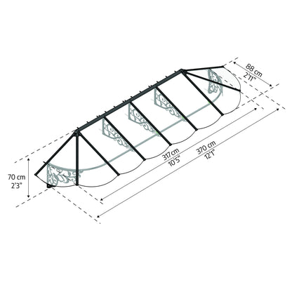 Canopy Lírio para porta 88x370 cm Canopia