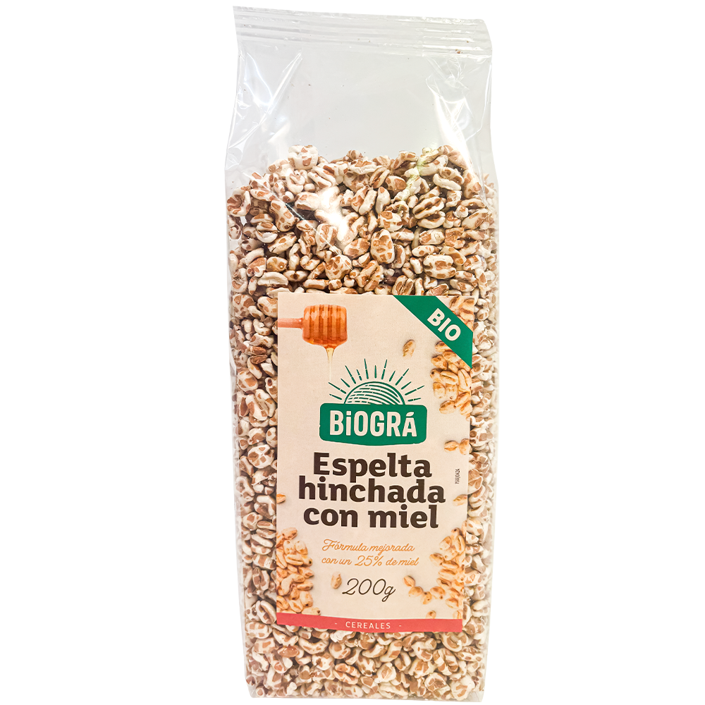 Espelta Tufada com Mel Biográ 200g