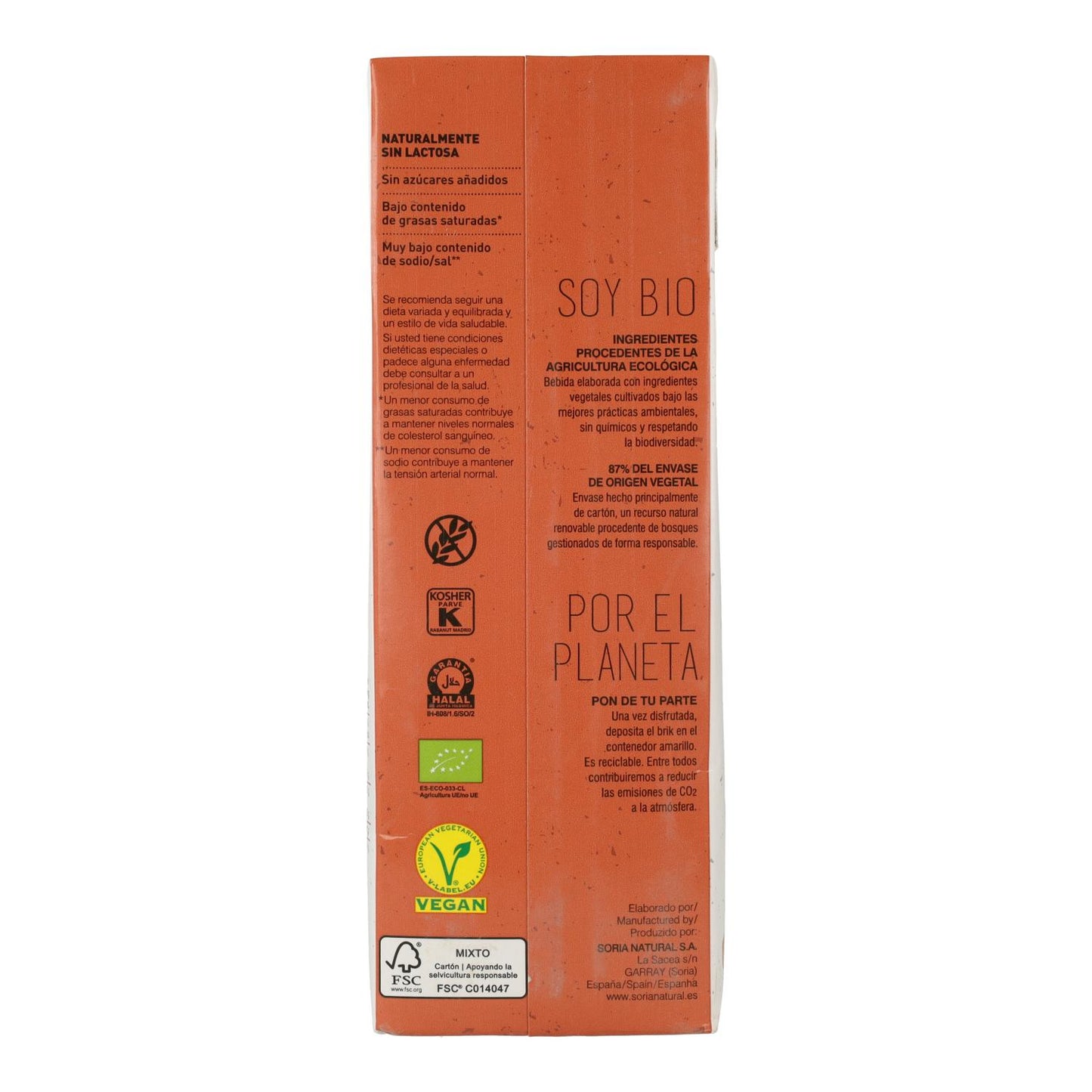 Bebida de Linho Natural Soria 1L