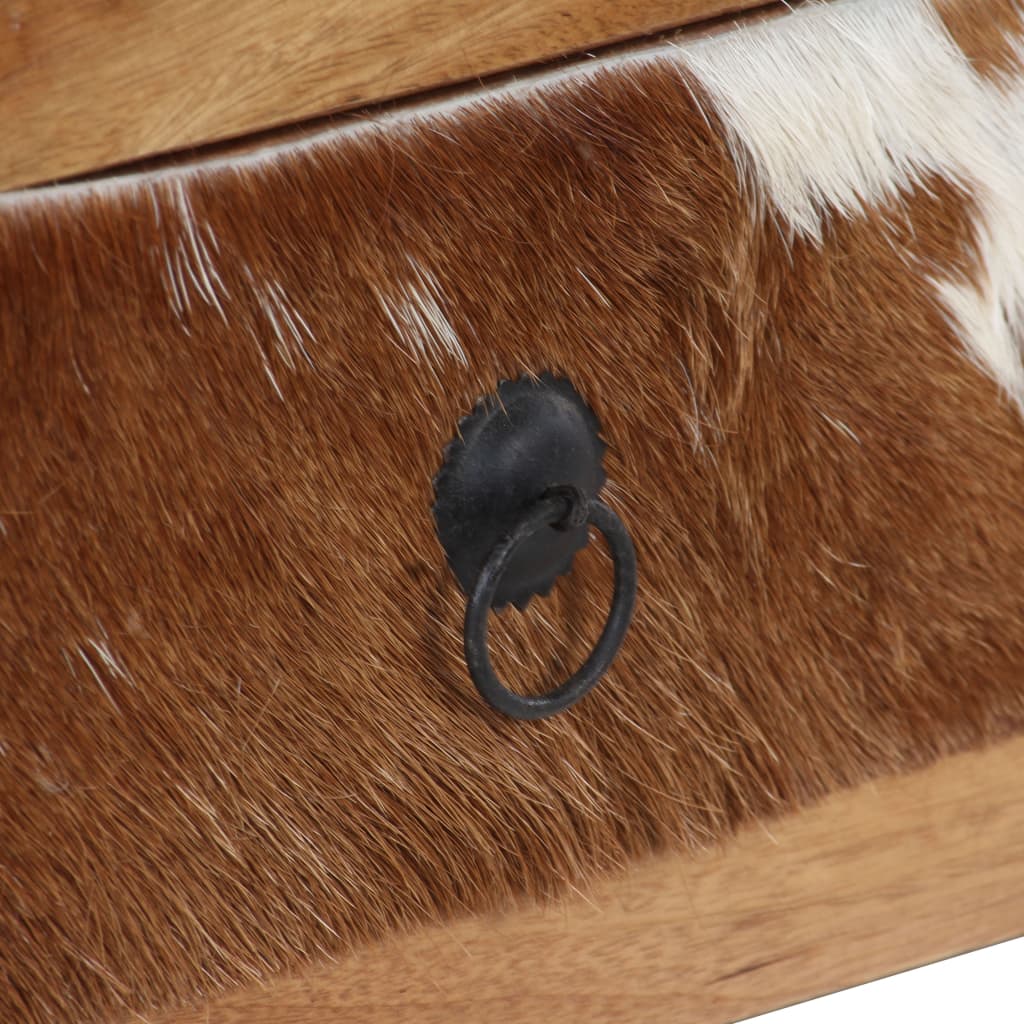 Mesa De Centro De Madera Maciza Sheesham 90x50x35 Cm_3
