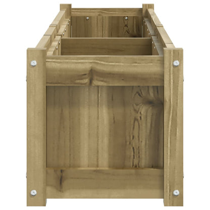 Jardinera De Madera De Pino Impregnada 150x31x31 Cm_5