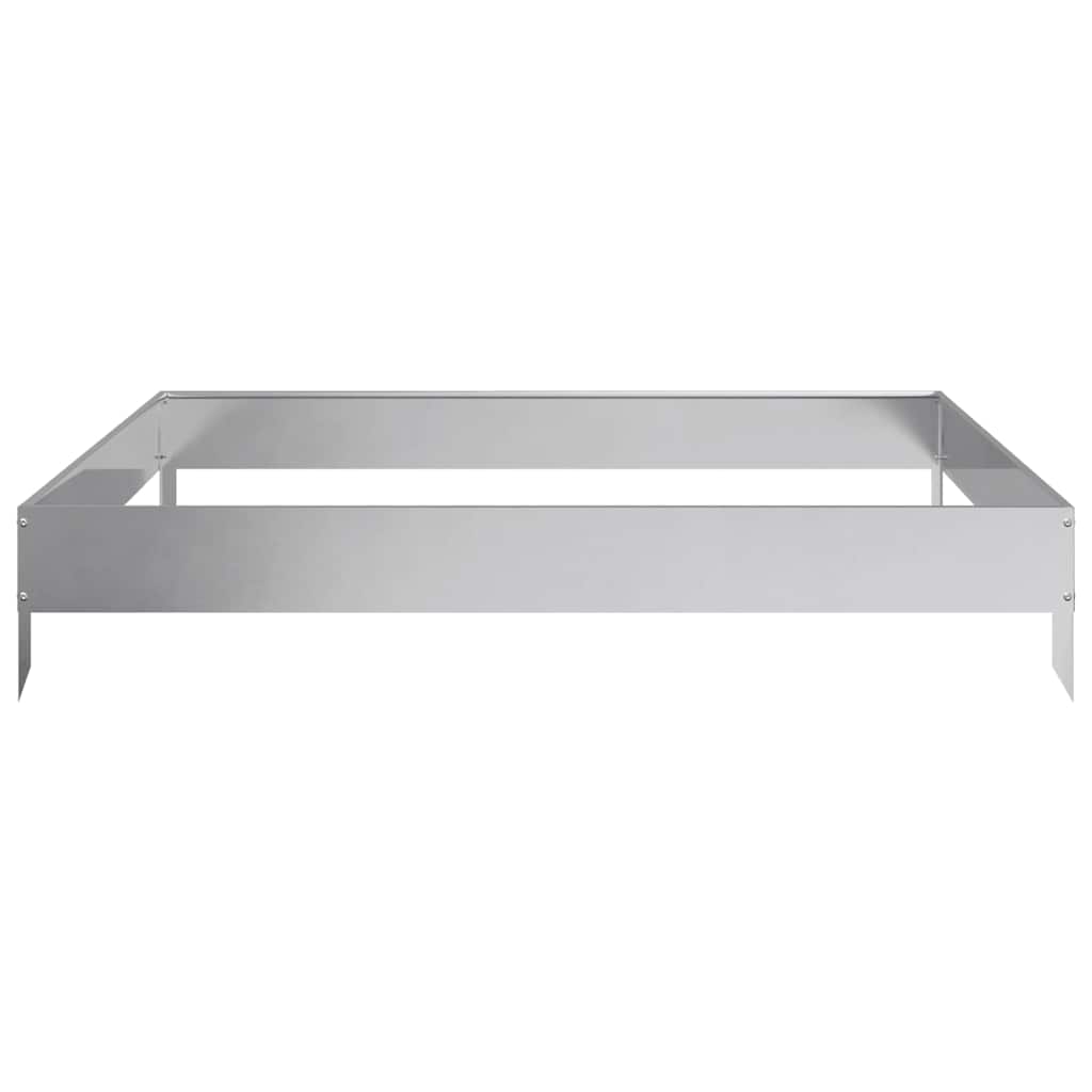 Jardinera De Acero Galvanizado 100x100x18,5 Cm_3