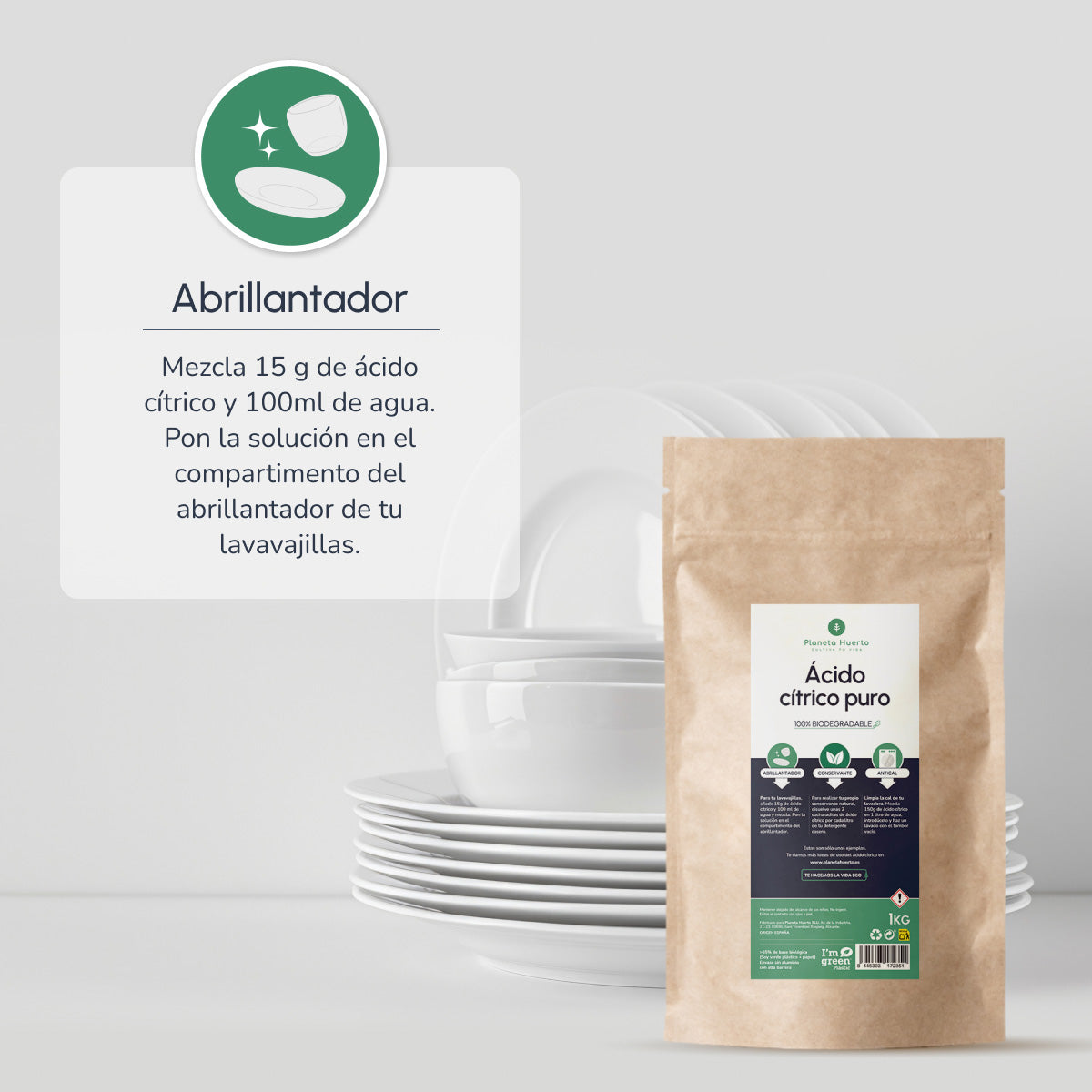 Ácido Cítrico Planeta Huerto 2,5 Kg