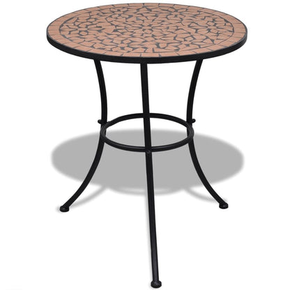 Vidaxl Set De Mesa Y Sillas De Jardín 3 Piezas Con Mosaico Terracota_1
