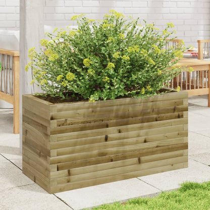 Jardinera Madera De Pino Impregnada 90x40x45,5 Cm_2