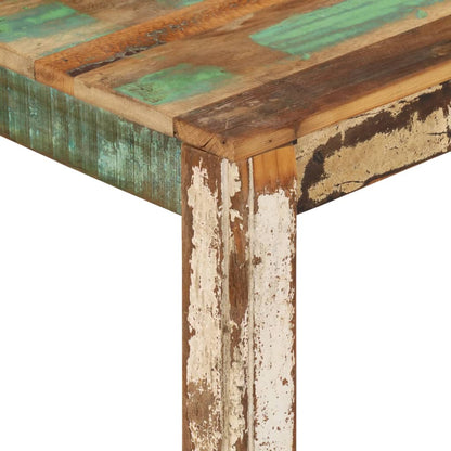 Mesa De Centro De Madera Maciza Reciclada 80x80x40 Cm_2