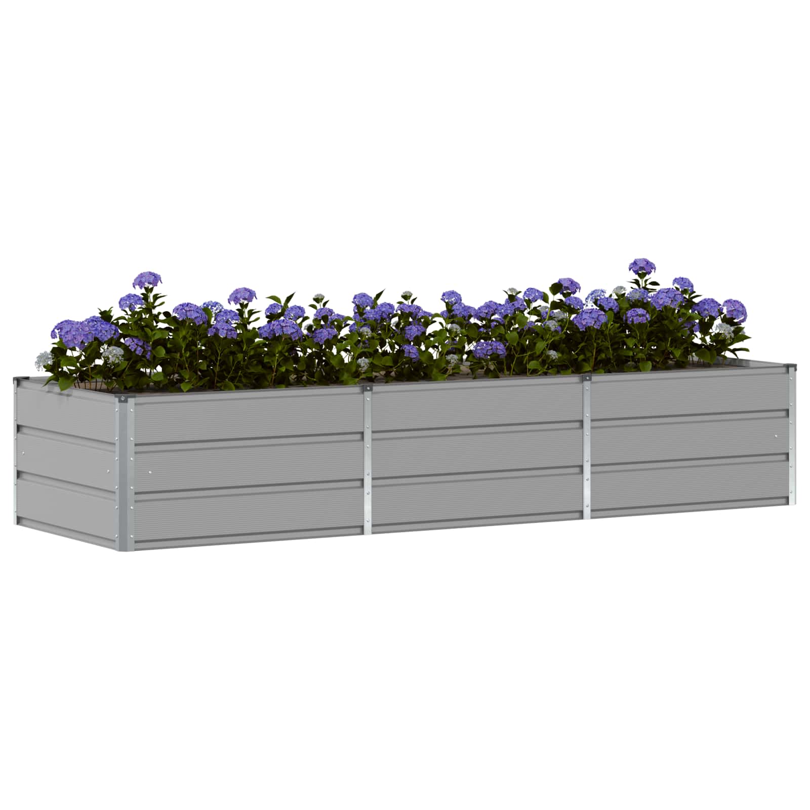 Jardinera Gris Claro 240 X 80 X 45 Cm Acero_2