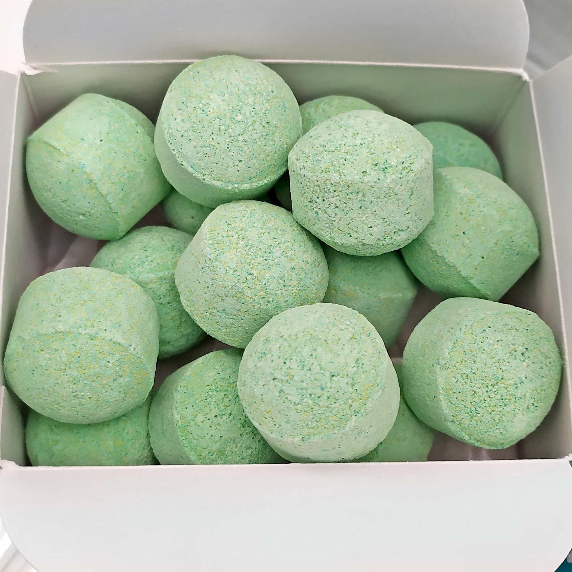 Caja 25 Mini Bombas Efervescentes Para Manicura Y Pedicura - Ablandan Durezas, Uñas Y Cutículas - Aroma Mango_1