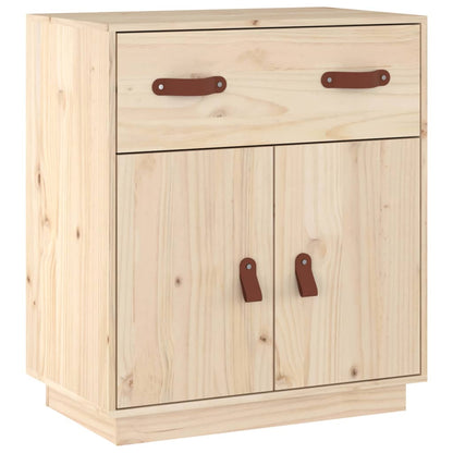 Aparador De Madera Maciza De Pino 65,5x40x75 Cm / Vetonek_4