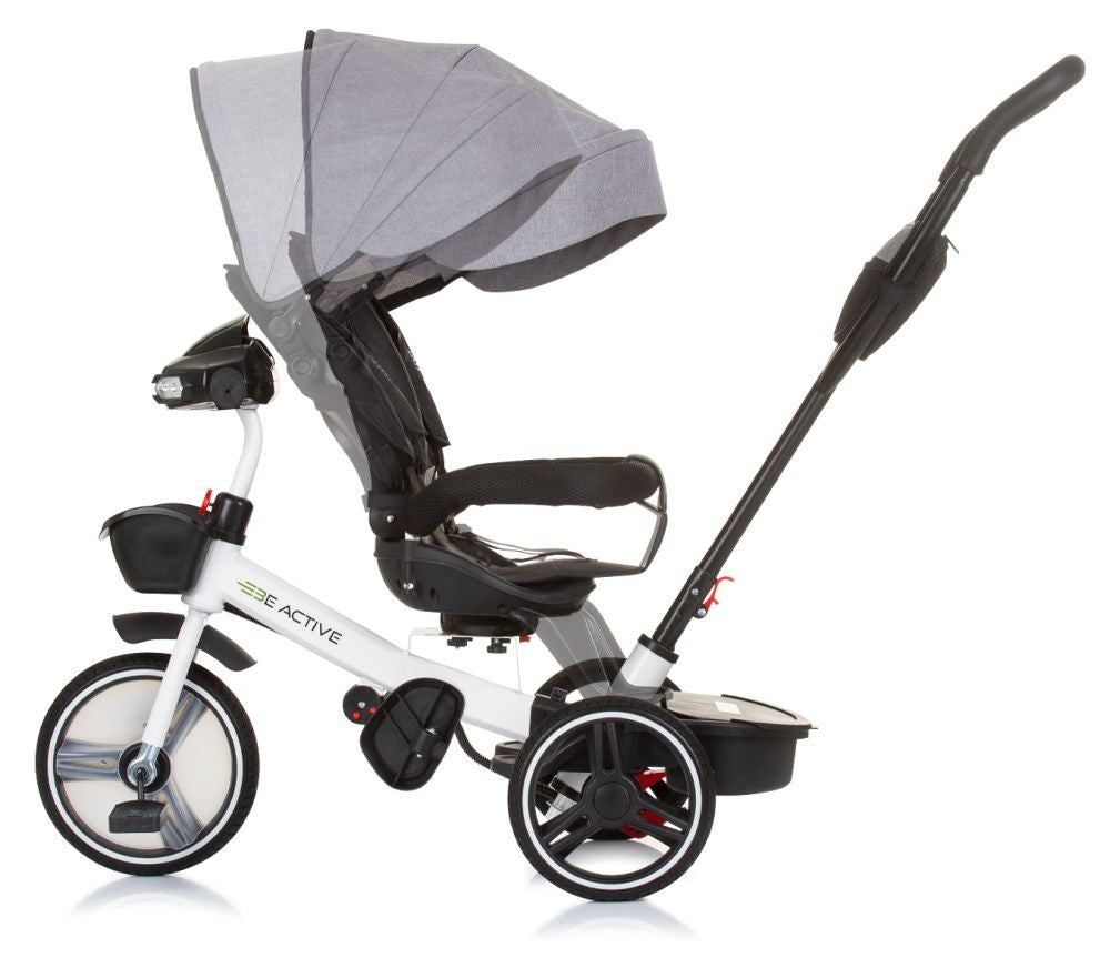 Triciclo Con Capota Y Mango Parental Be Active Grey Linen_3