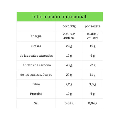 Galletas Double Chocolate Y Nuez Kookie Cat 50g X 12 Uds Bio_1