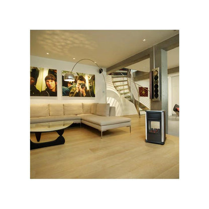 Fogão a gás portátil Manhattan metalizado Fireside 3,4 kW 