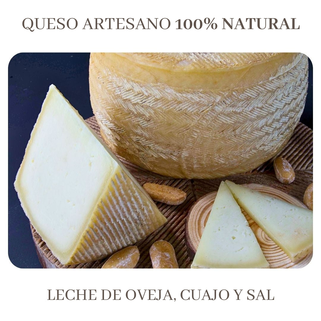 Saleta® Queso Semicurado Entero De Oveja Con Caja Gourmet (1,3 Kg) | Elaboración Artesana Quesos De La Mancha_2